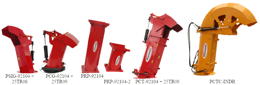 Pronovost Group III Snow Blower Chute Options